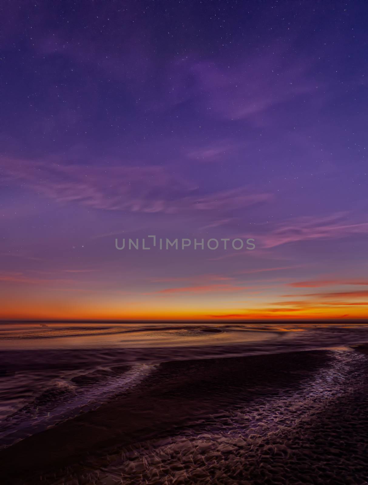 The Night Sky at a Northern California Beach, Humboldt County, California.