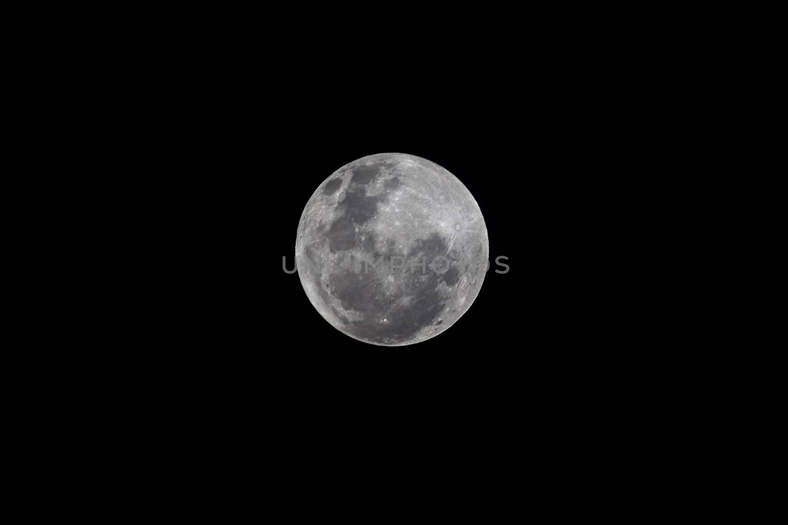 Moon closeup showing the details of the lunar surface. by leo_de_la_garza