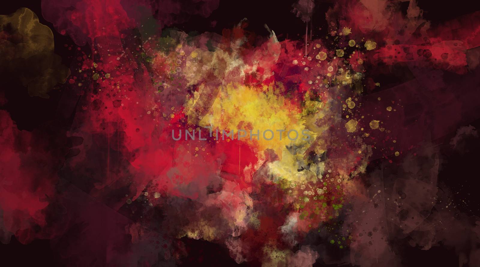 Abstract dark red watercolor background by ConceptCafe