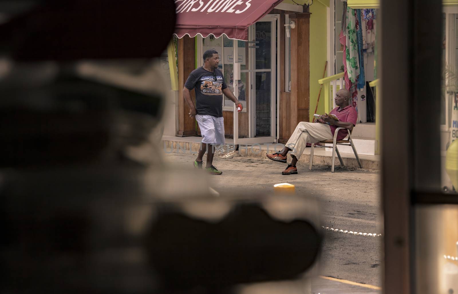 Bayahibe people on street 7 by pippocarlot