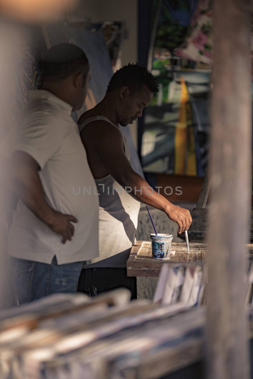 Dominican painter in Bayahibe 3 by pippocarlot