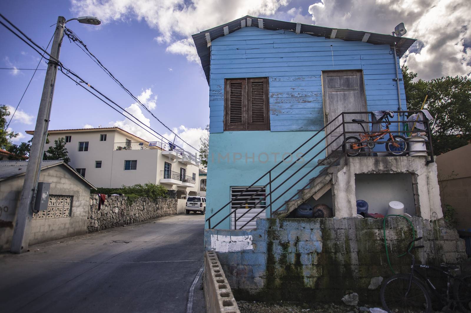 Blue house in Bayahibe city center by pippocarlot