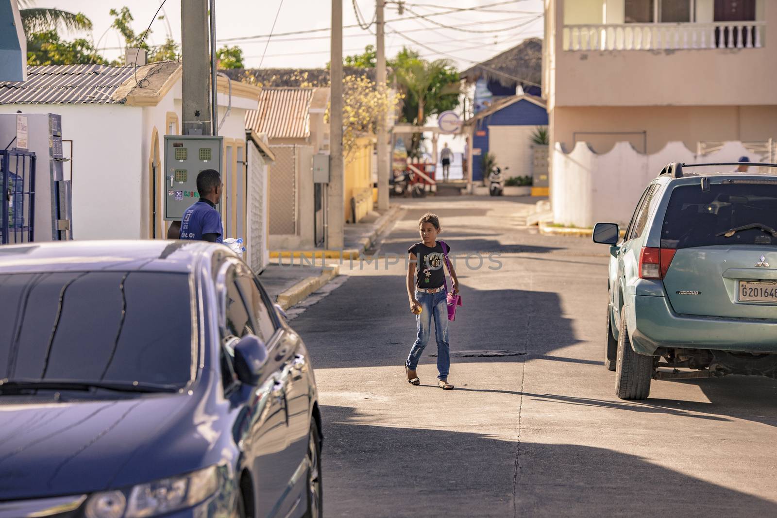 Bayahibe people on street 2 by pippocarlot