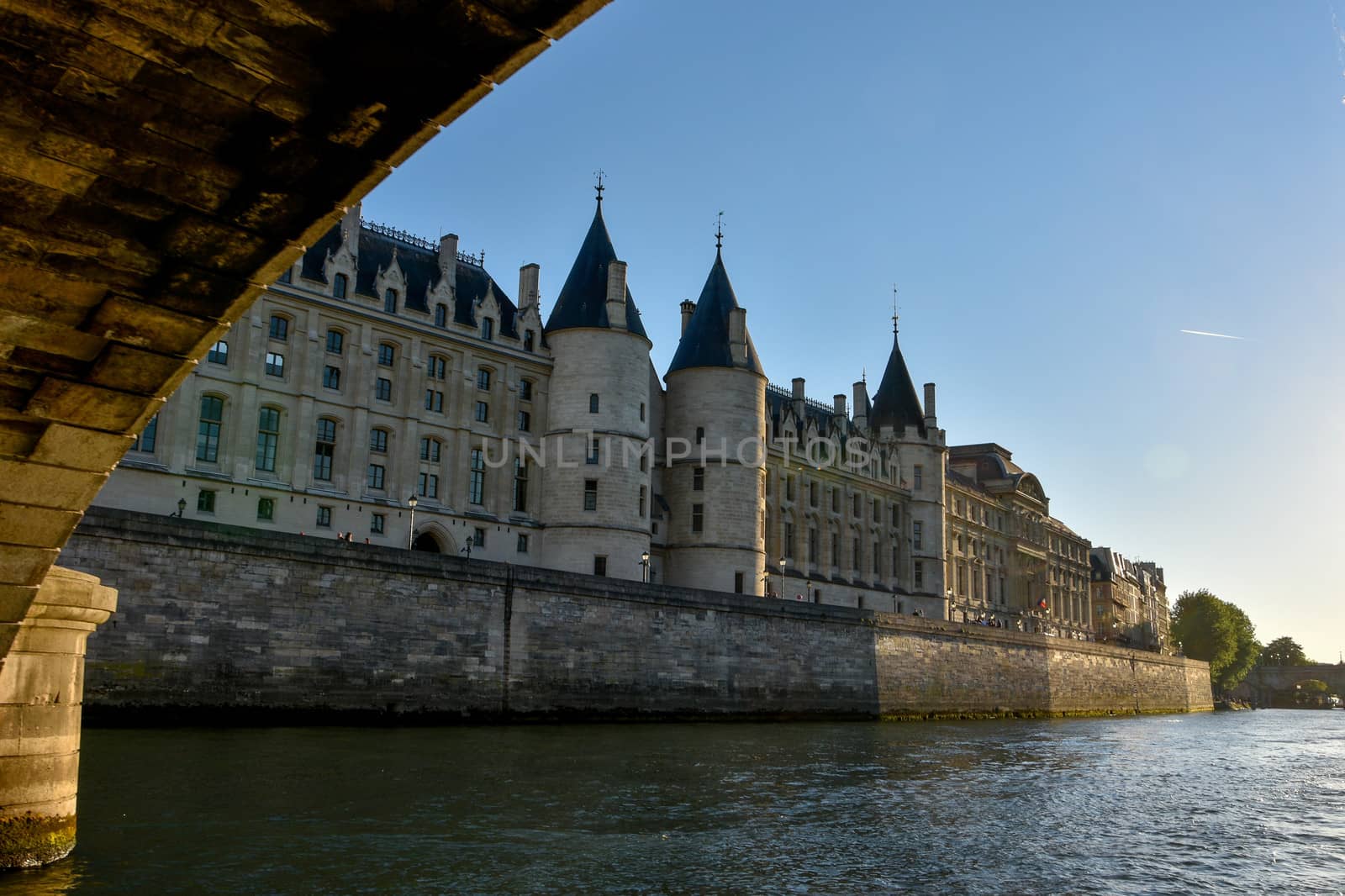 visit of Paris, Seine quay and Eiffel tower, walk in the parks of the capital of France in summer