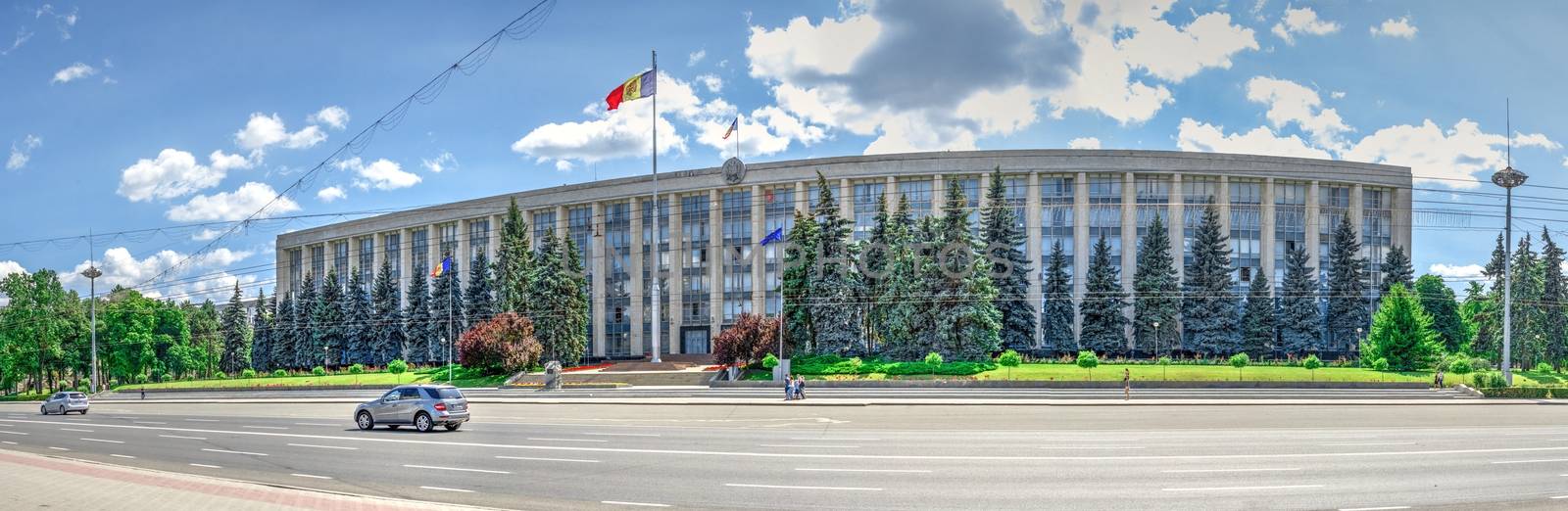 Government House in Chisinau, Moldova by Multipedia