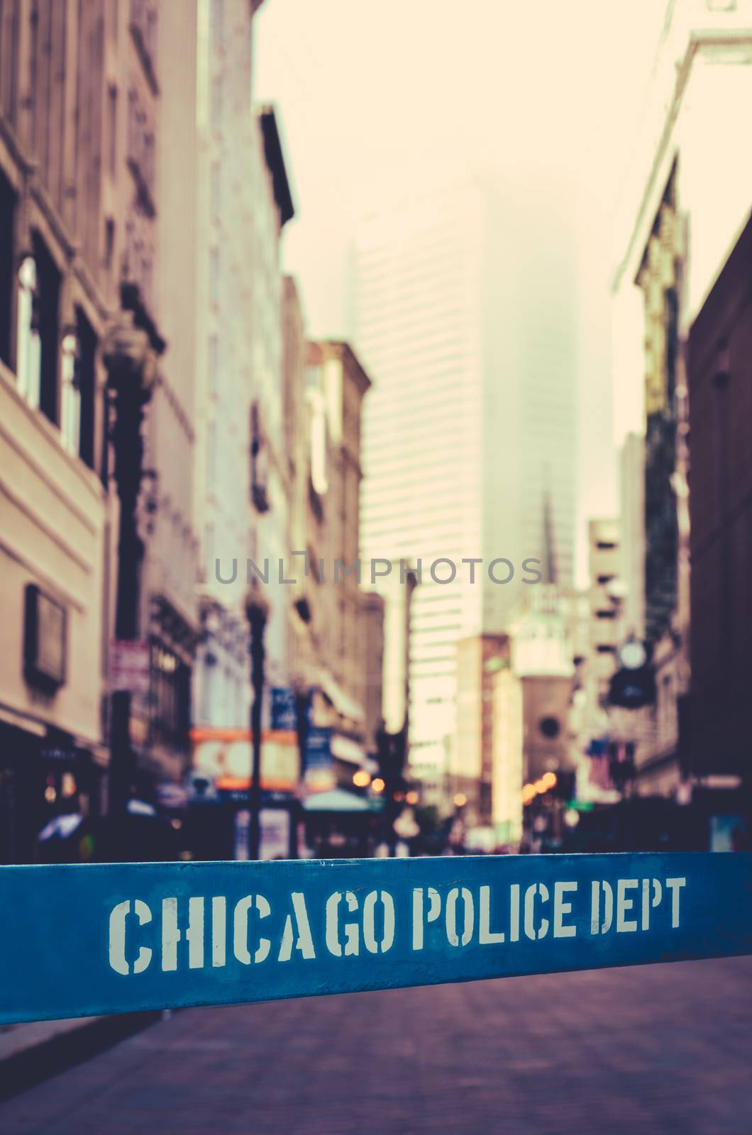 Chicago Police Dept Barrier by mrdoomits