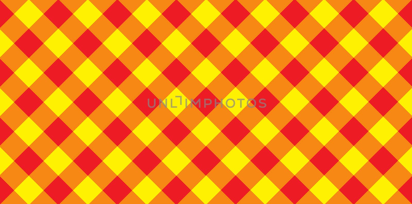 A red and yellow criss cross hatch background