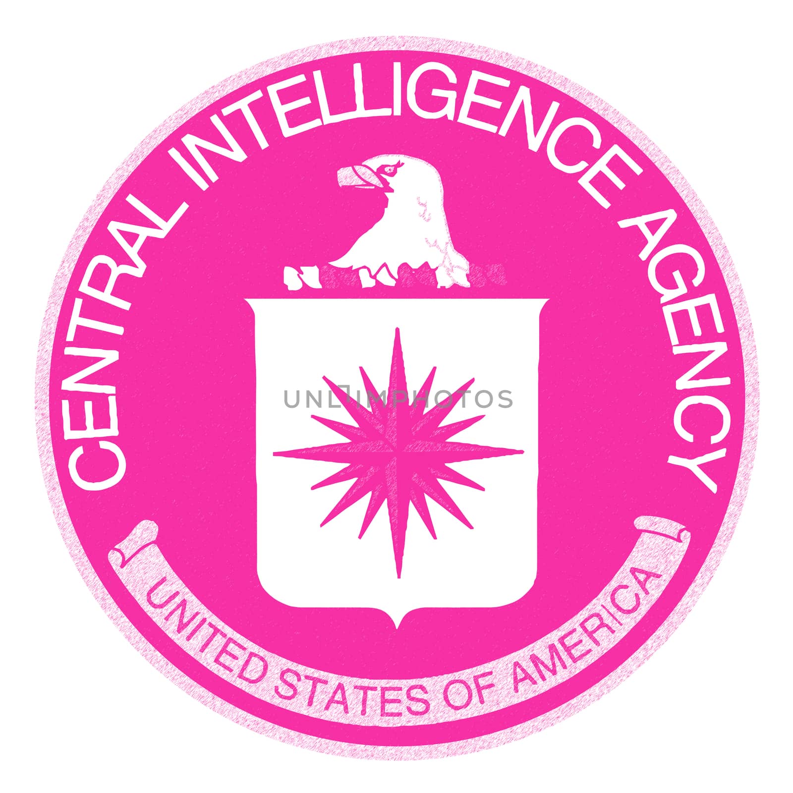 CIA Logo Pink by Bigalbaloo