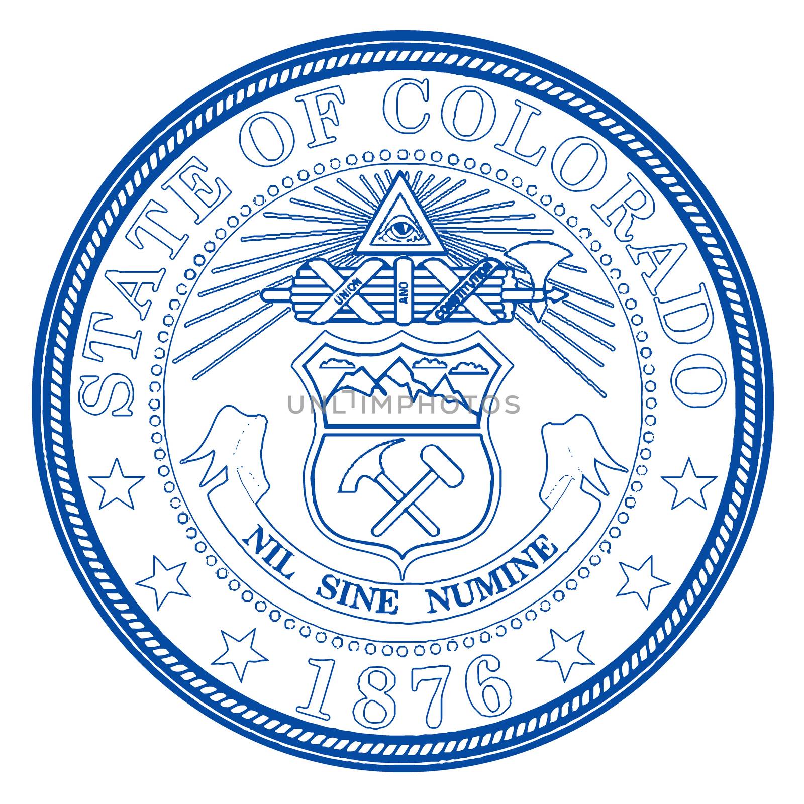 The seal of the United States state of Colorado