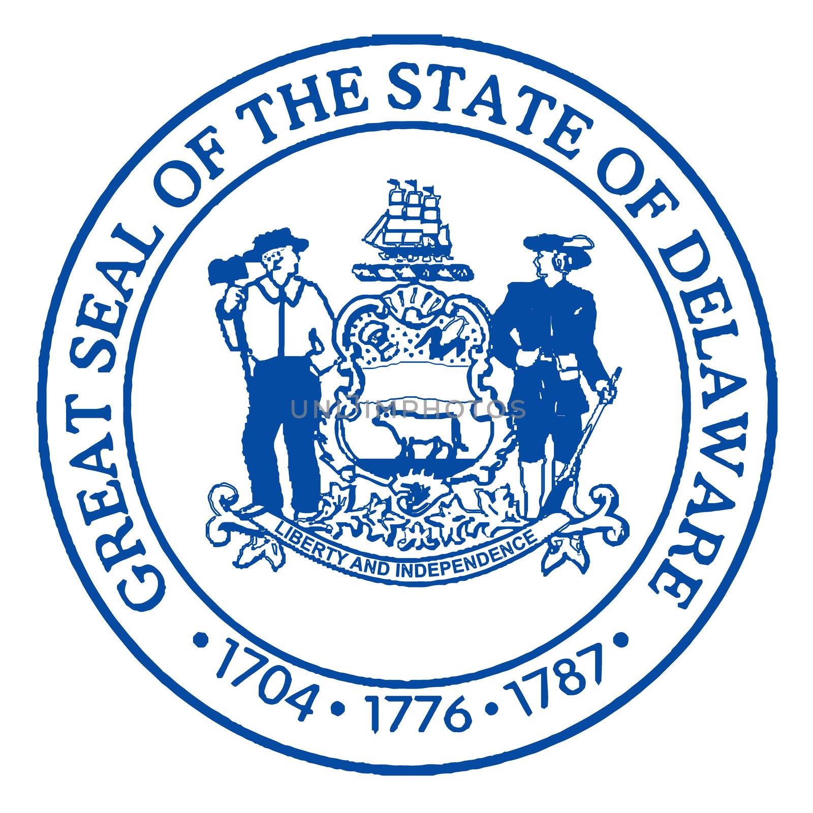 Great Seal of Delaware by Bigalbaloo