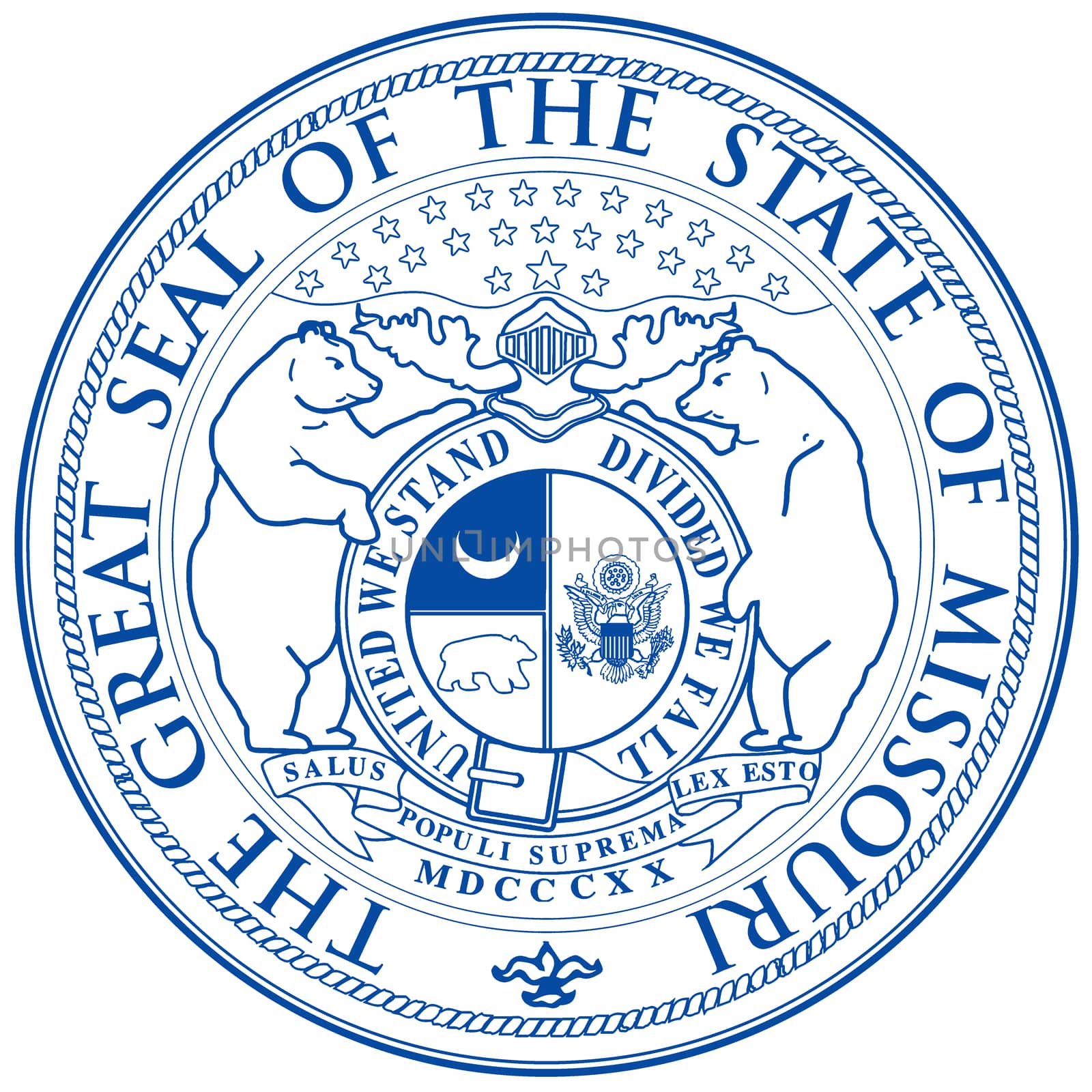 The great seal of the state of Missouri