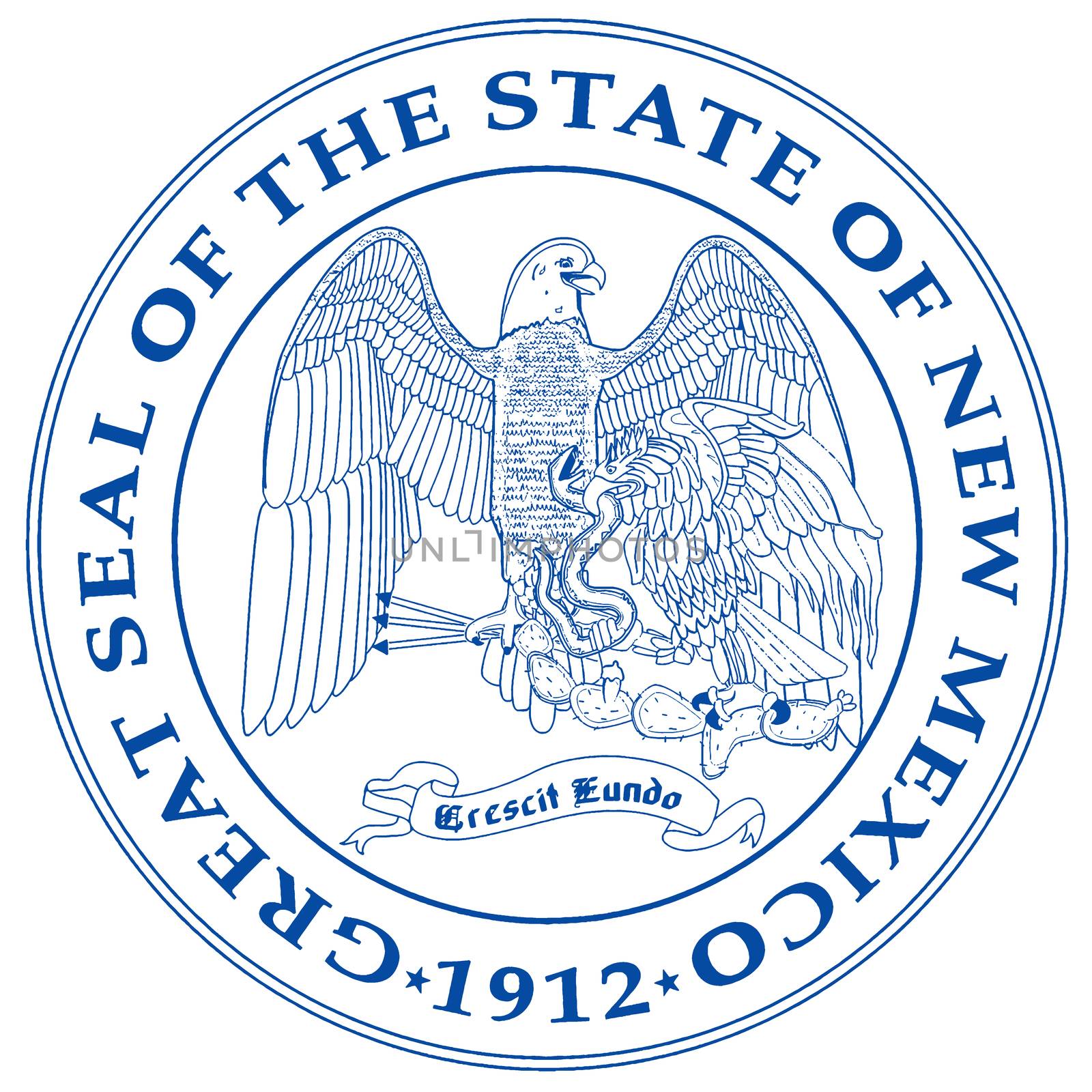 The great seal of the state of New Mexico