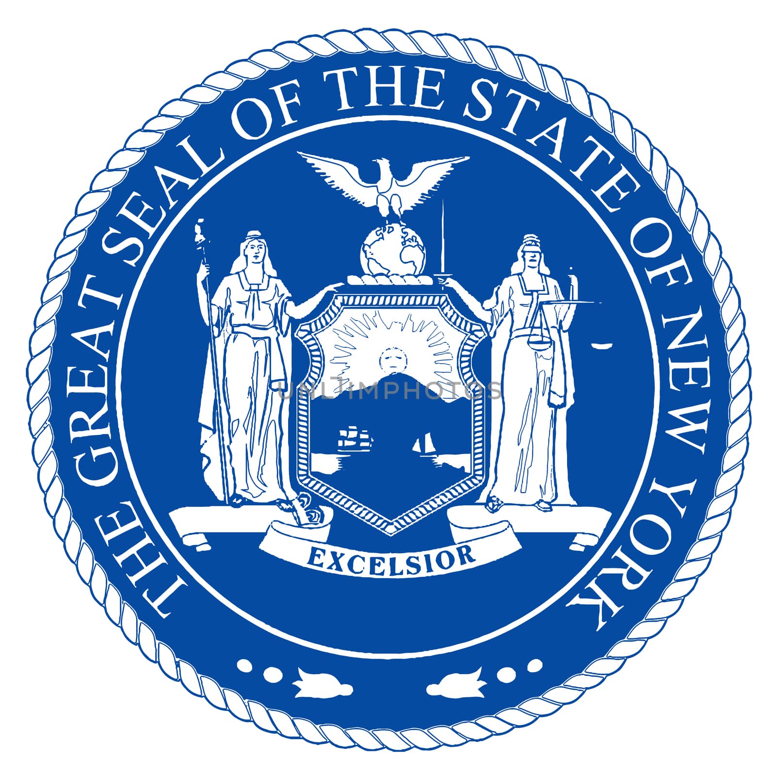 New York State Seal by Bigalbaloo