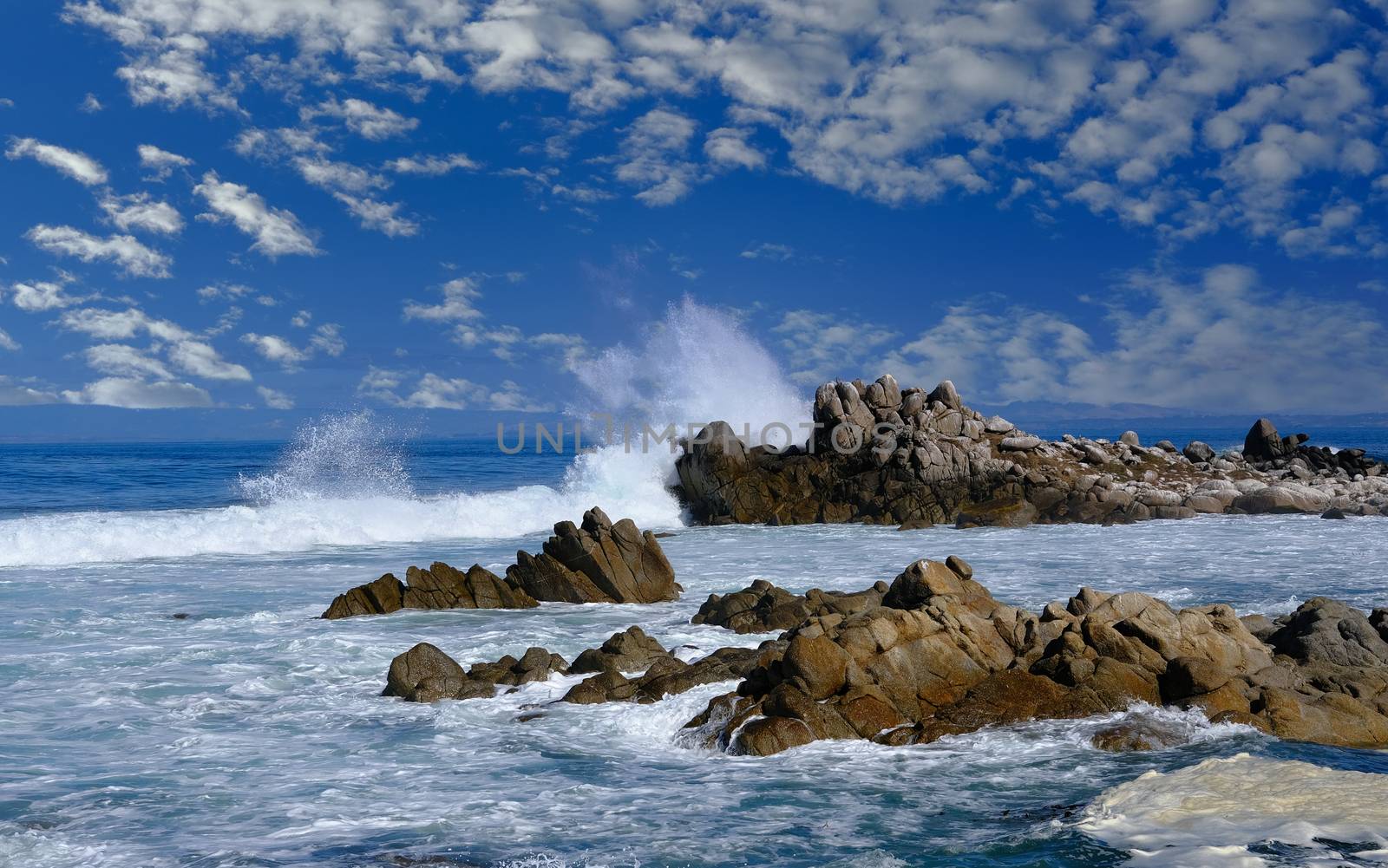 Surf Crashing in Pacific Grove by dbvirago