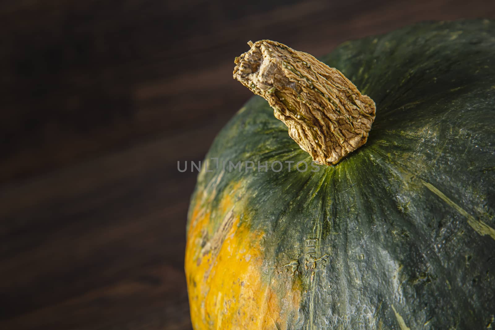 Top of a kabocha squash by mypstudio