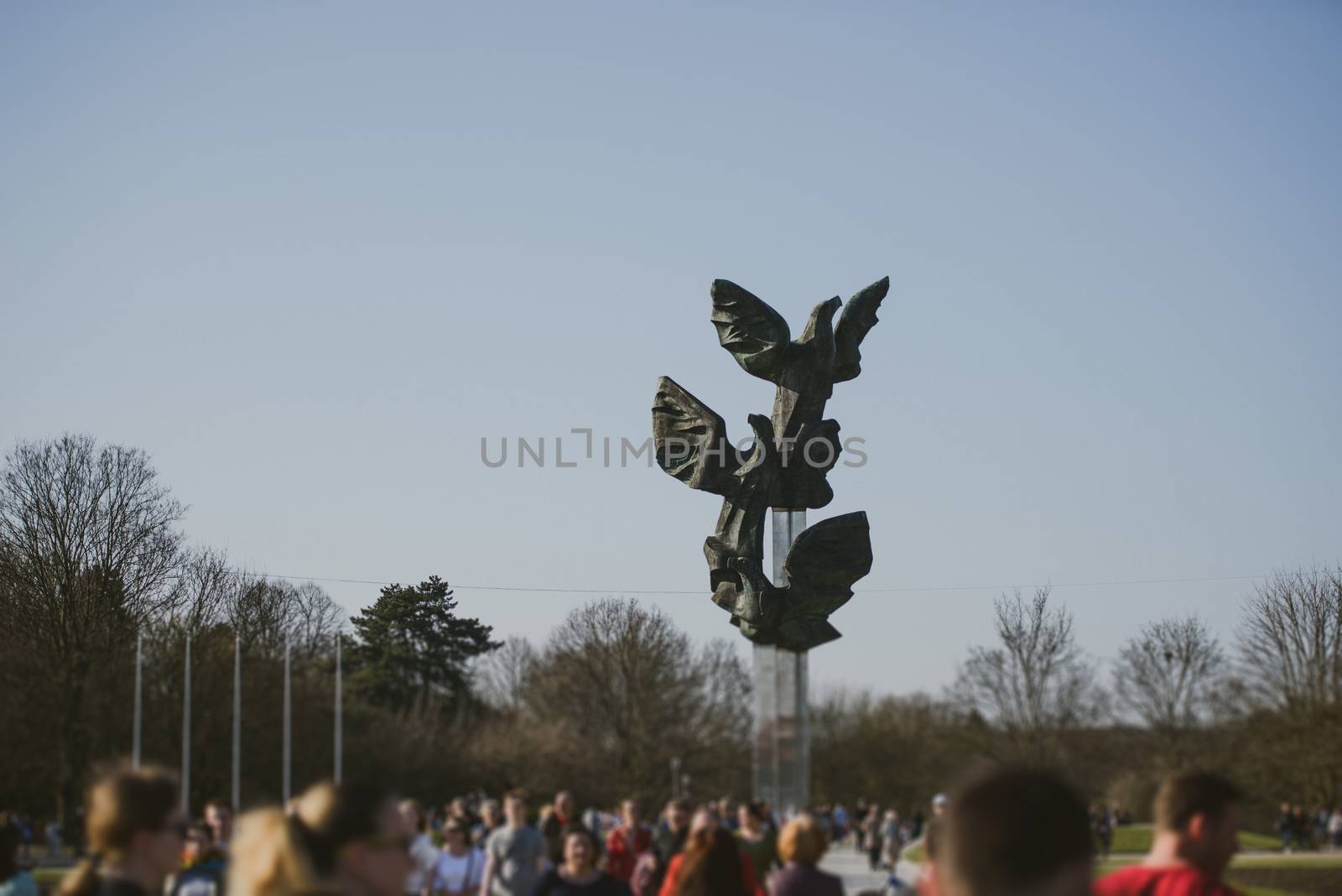 Monument of the Poles deed in the form of Three Eagles. by Brejeq