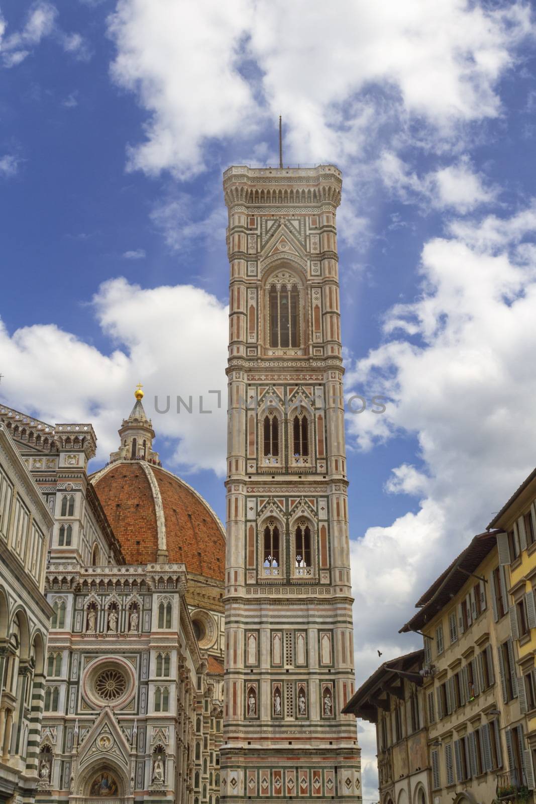 Cathedral of Santa Maria del Fiore and Giotto's Bell Tower in Florence, Italy by Elenaphotos21