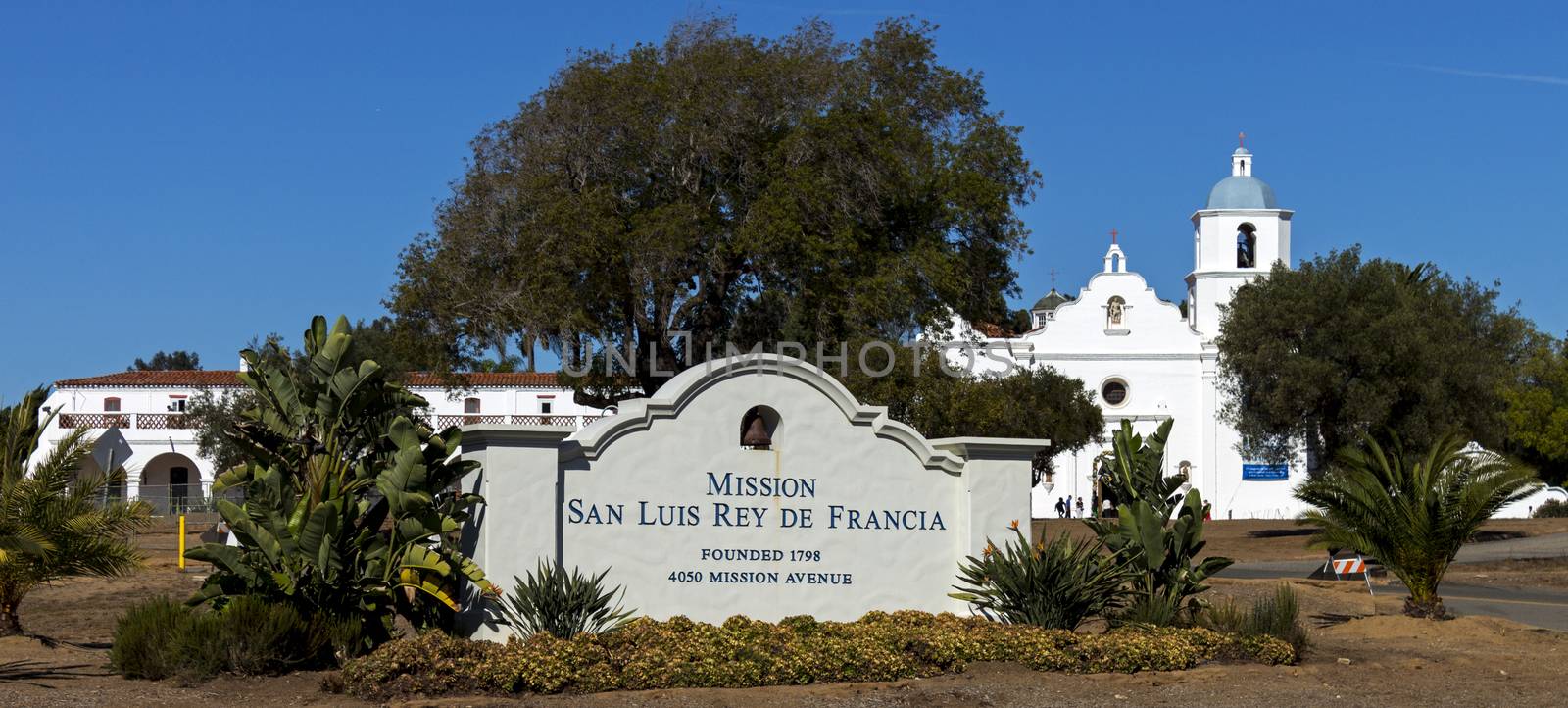 Sign for Mission Basilica San Diego by marlen