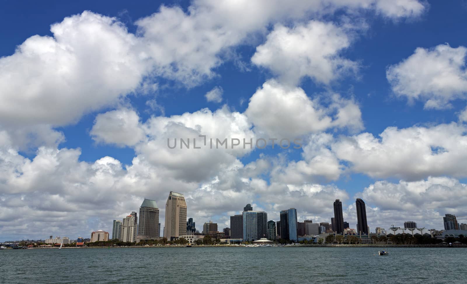 Panorama of the skyline of San Diego,California,USA.