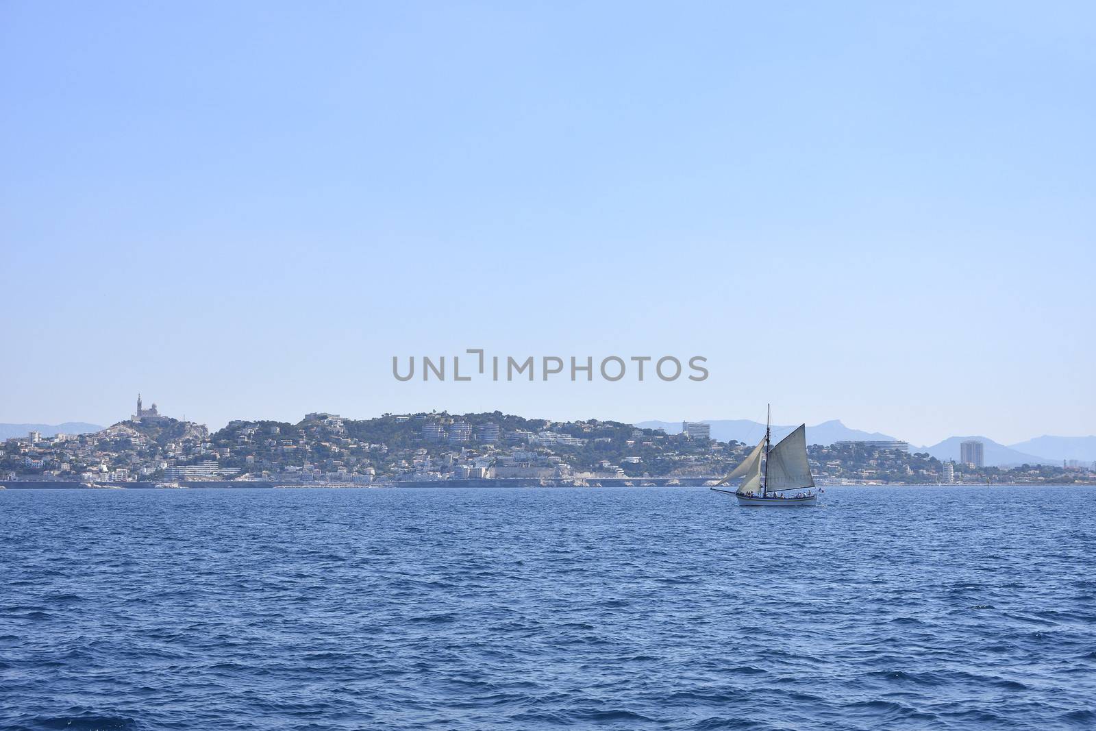 sea ​​trip around the city of Marseille and the creeks, France