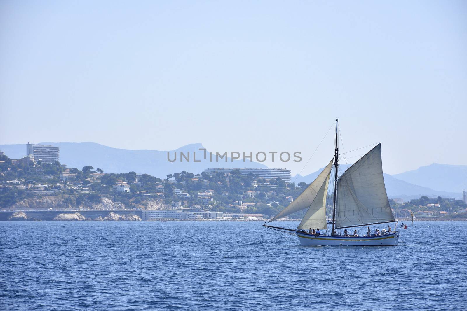 sea ​​trip around the city of Marseille and the creeks, France