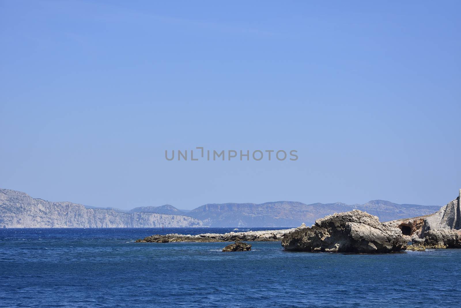 sea ​​trip around the city of Marseille and the creeks, France
