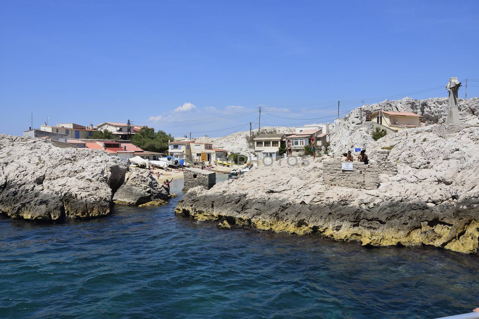 sea ​​trip around the city of Marseille and the creeks, France