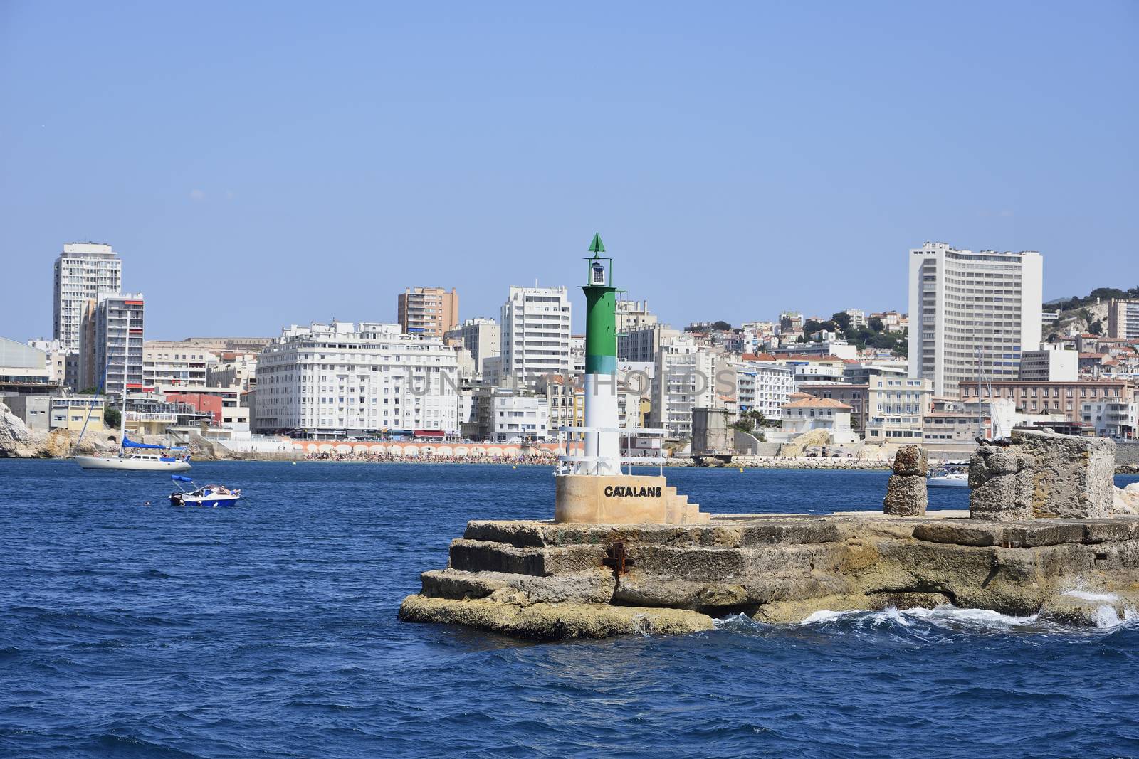 sea ​​trip around the city of Marseille and the creeks, France