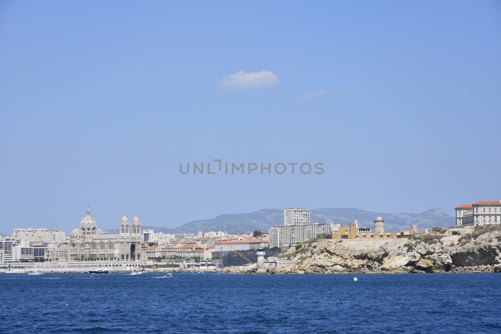 sea ​​trip around the city of Marseille and the creeks, France
