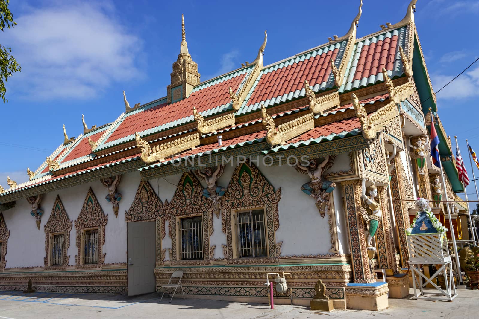 Buddhist temple of San Diego,California,America.