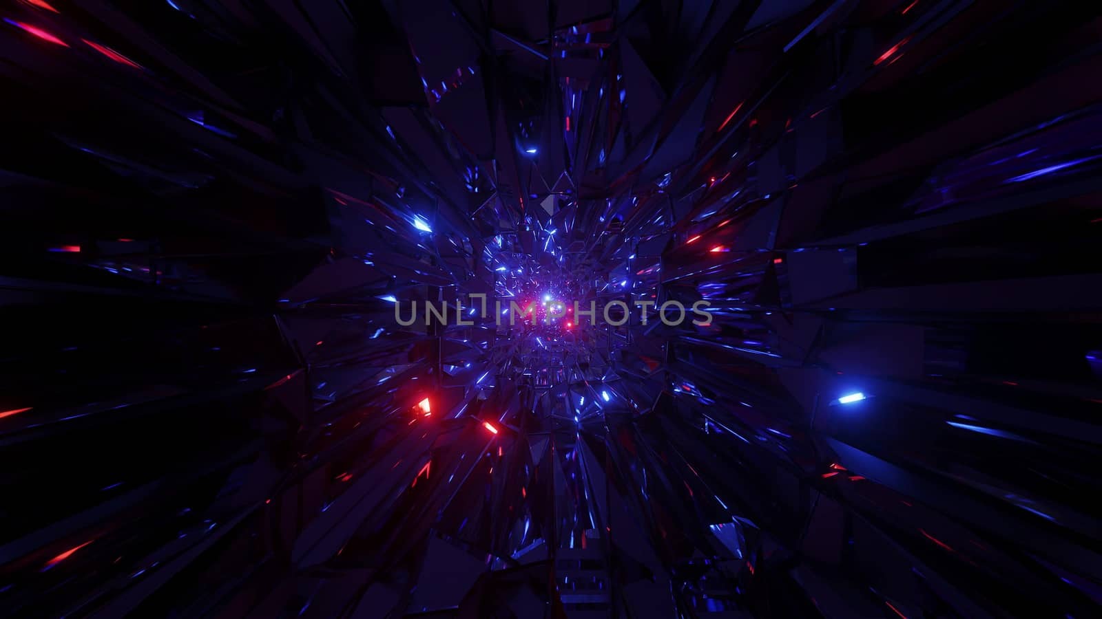 abstract space galaxy graphic artwork with glowing flying sphere particles 3d illustration background wallpaper by tunnelmotions