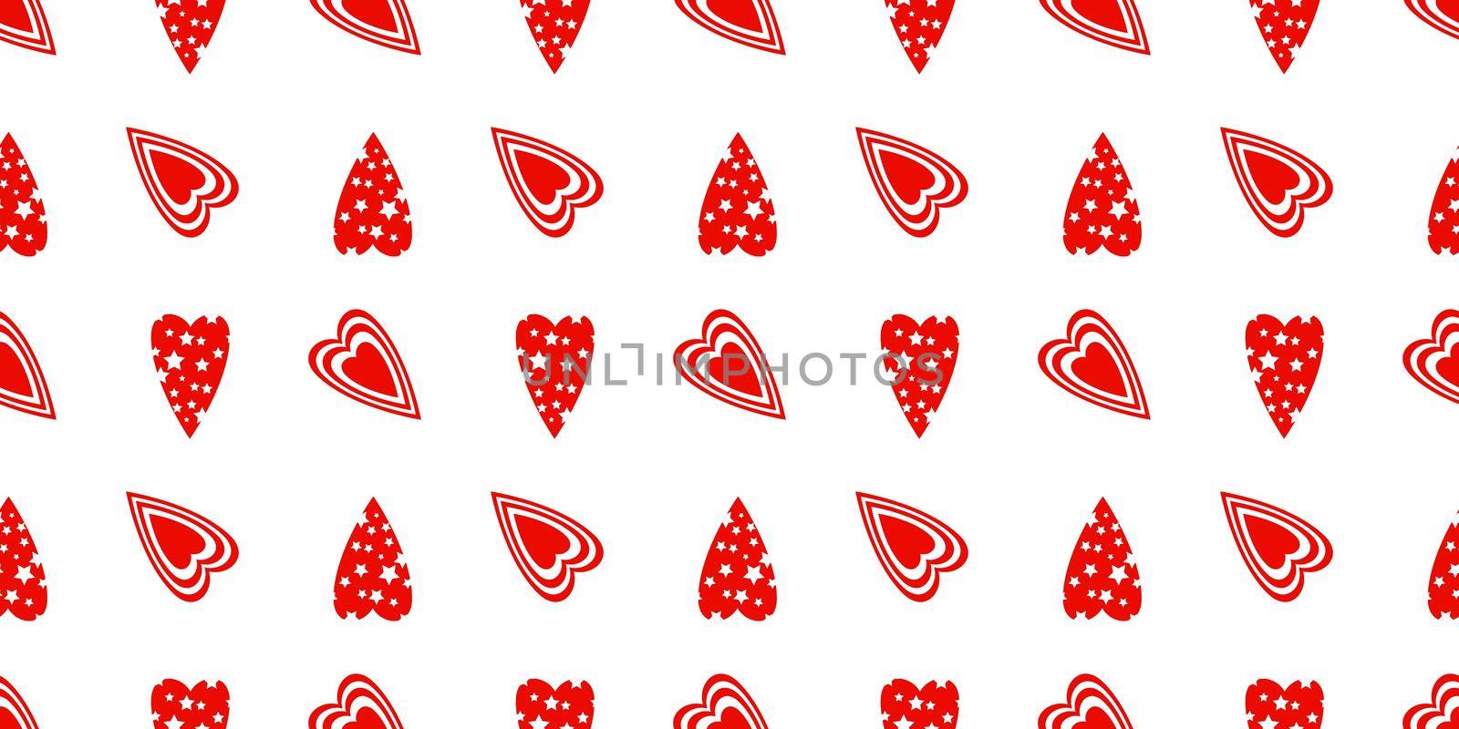 Seamless Pattern For Valentine's Day. The 14th of February. St. Valentine's Day. Heart.. by annatarankova