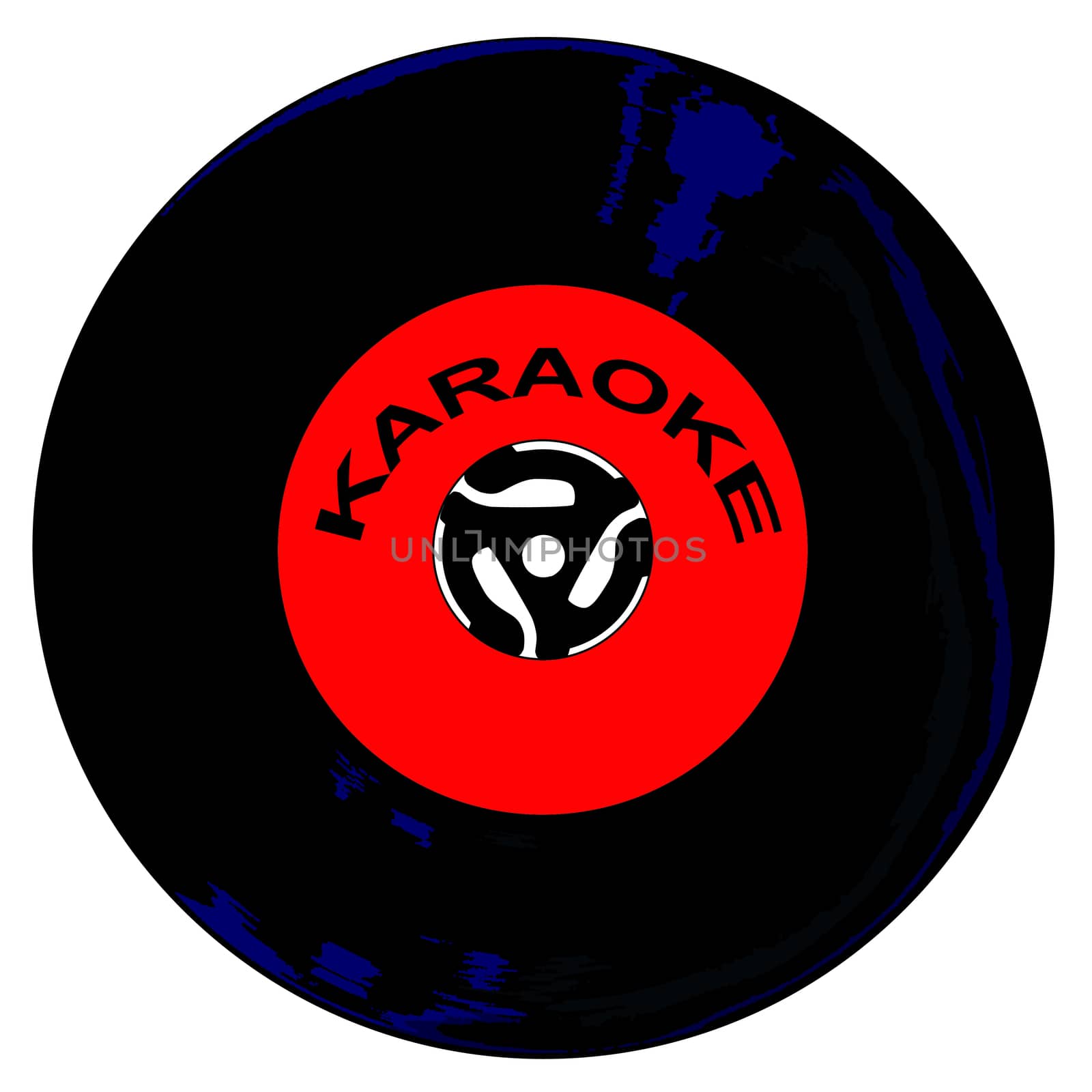 Karaoke 45 RPM Disc by Bigalbaloo