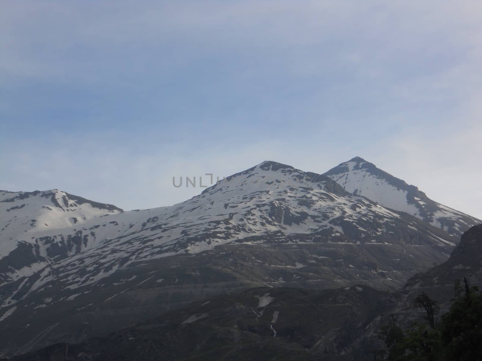 a black mountain in the north India