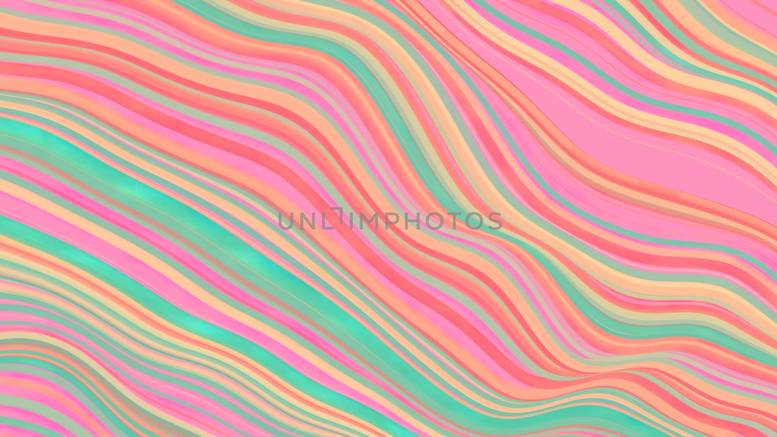 3d illustration, abstract geometric backgrounds, multicolour independent lines