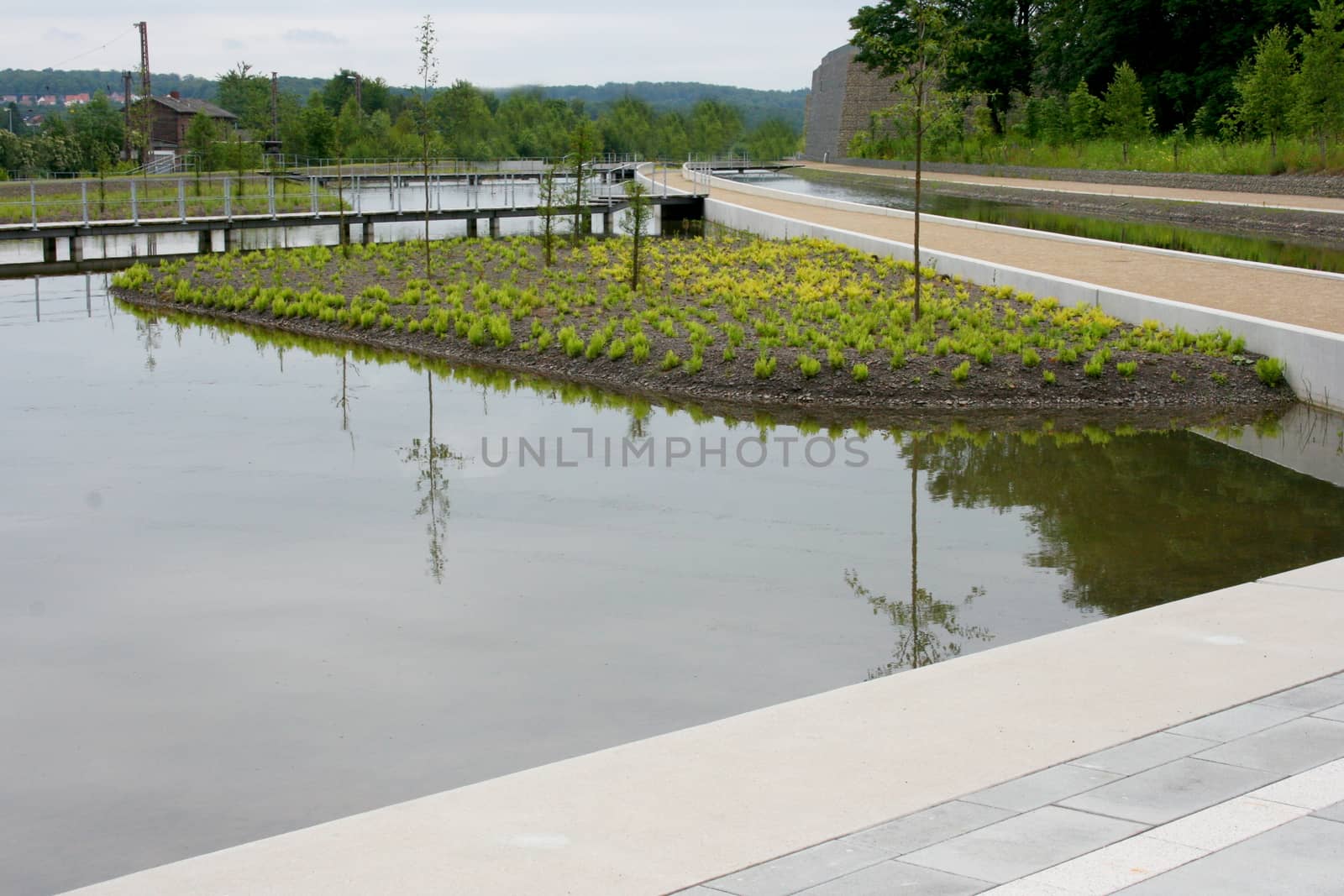 Walk on a watercourse