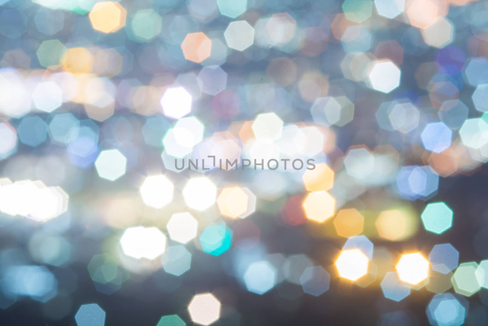 Abstract, Beautiful Bokeh landscape of city at night, Bokeh ligh by yuiyuize