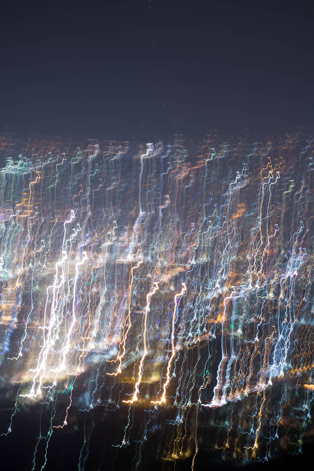 Abstract long exposure, experimental surreal photo, city and veh by yuiyuize