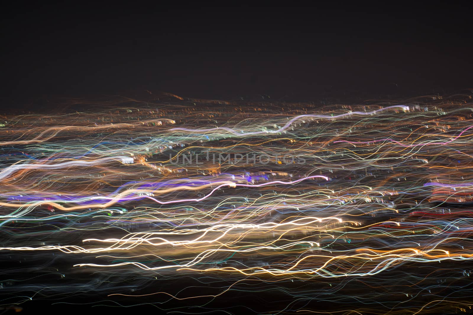 Abstract long exposure, experimental surreal photo, city and veh by yuiyuize