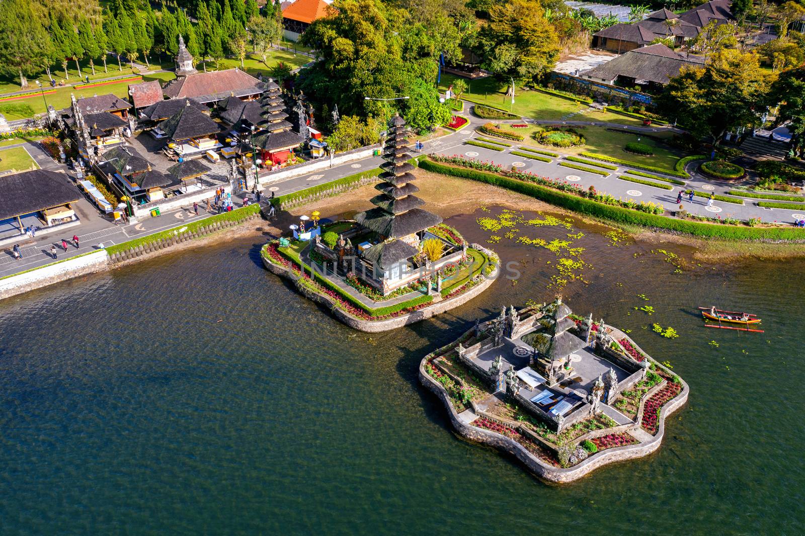 pura ulun danu bratan temple in Bali, indonesia.