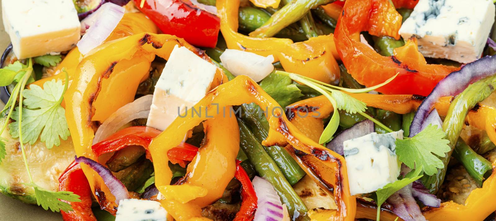 Grilled vegetables salad by LMykola