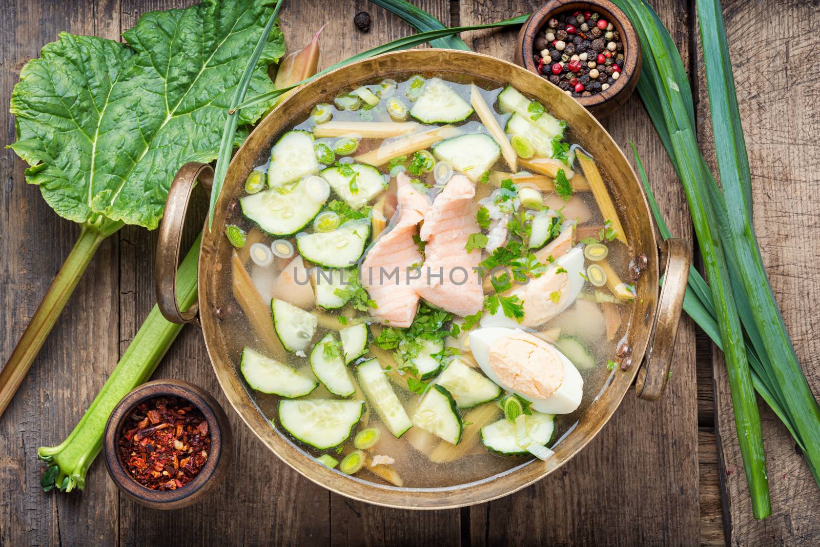 Vegetable soup with fish by LMykola