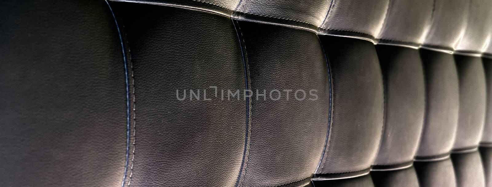 Tufted leather headboard texture, used for background