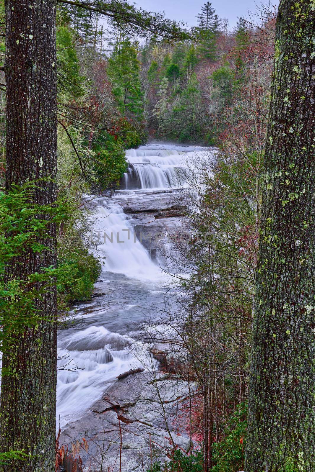 Triple Falls in the Dupont State Forest. by patrickstock