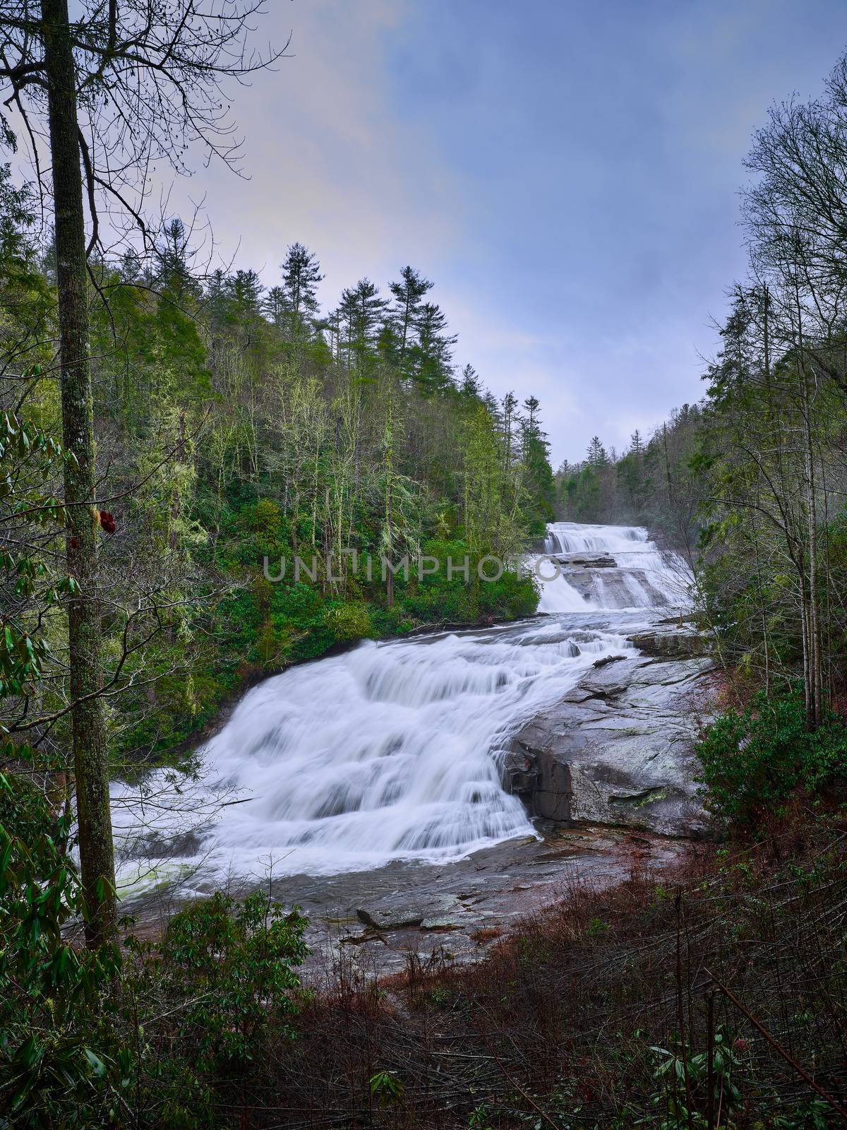 Triple Falls in the Dupont State Forest. by patrickstock