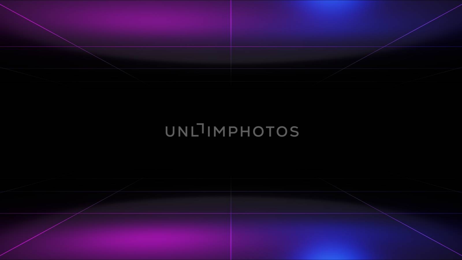 Abstract background, ultraviolet neon lights by cherezoff