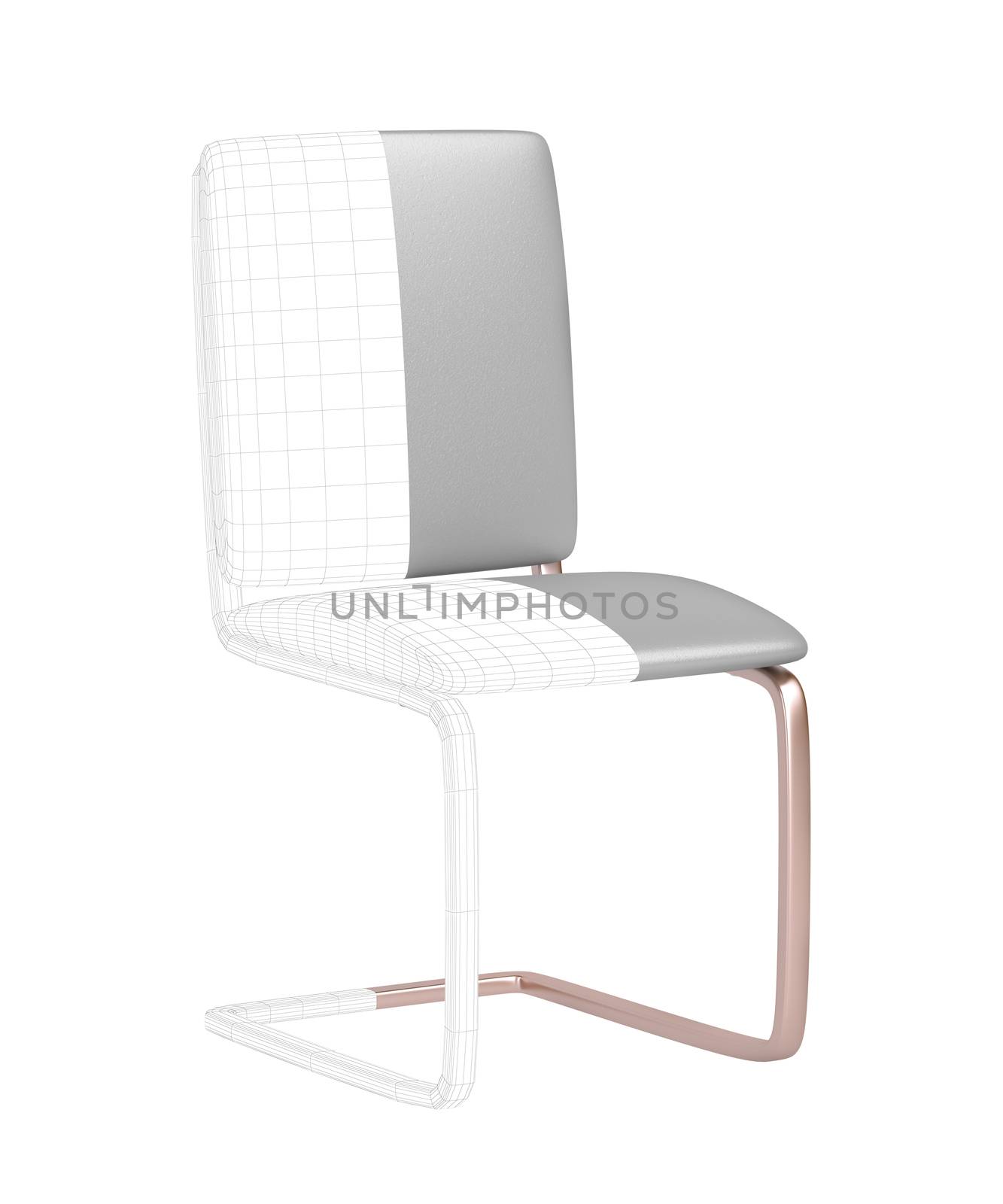 3D model of modern chair  by magraphics