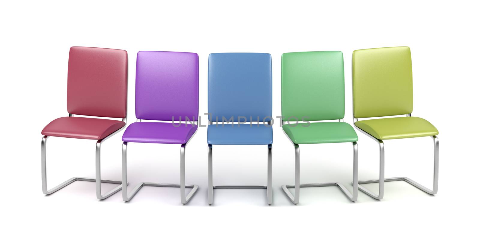 Colorful dining chairs by magraphics