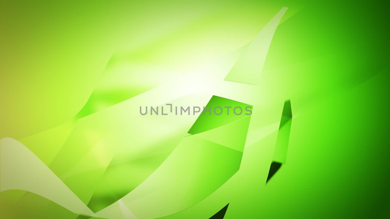 Abstract green background. 3d illustration.