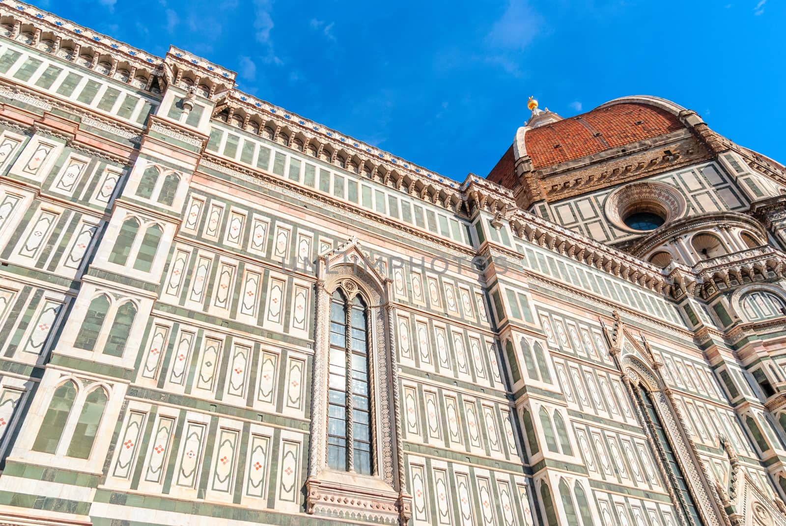 Beautiful renaissance cathedral Santa Maria del Fiore in Florence. by Zhukow